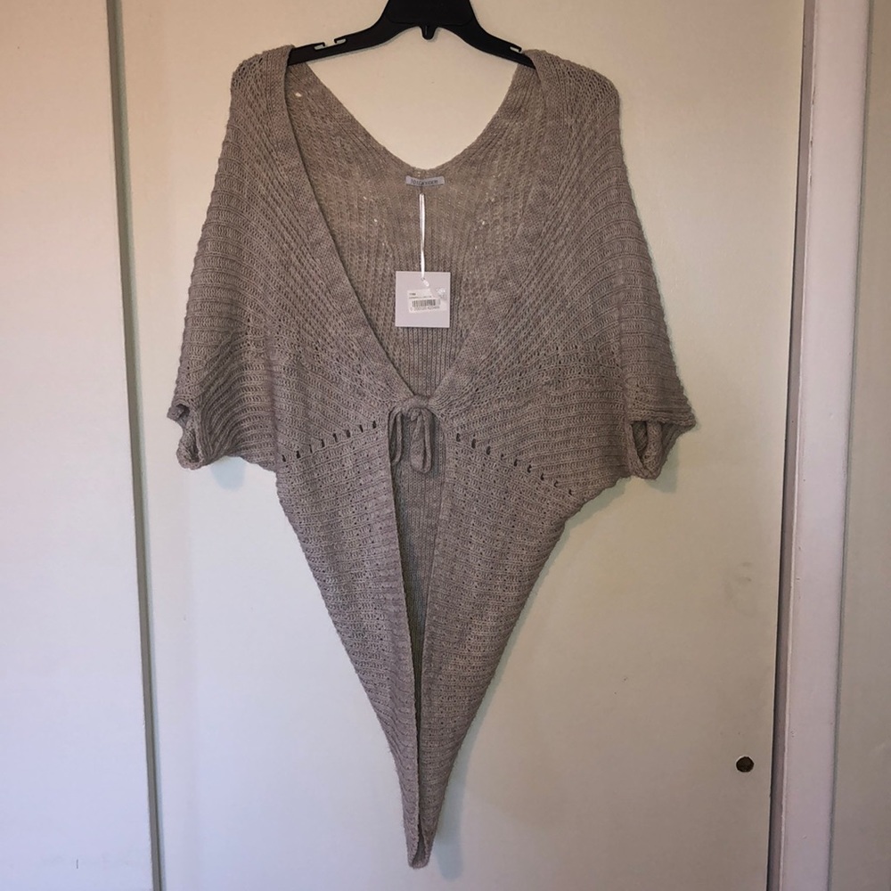 Tan Tie Sweater
